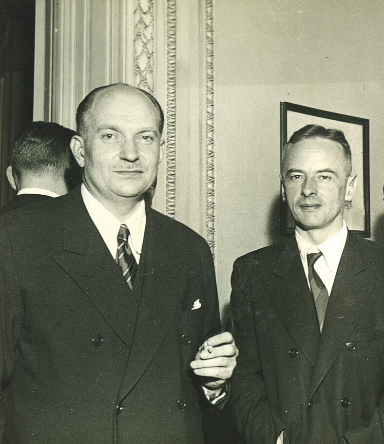 Juliusz Nowiński (prezes Banku PKO), Witold Gombrowicz, Buenos Aires 1948