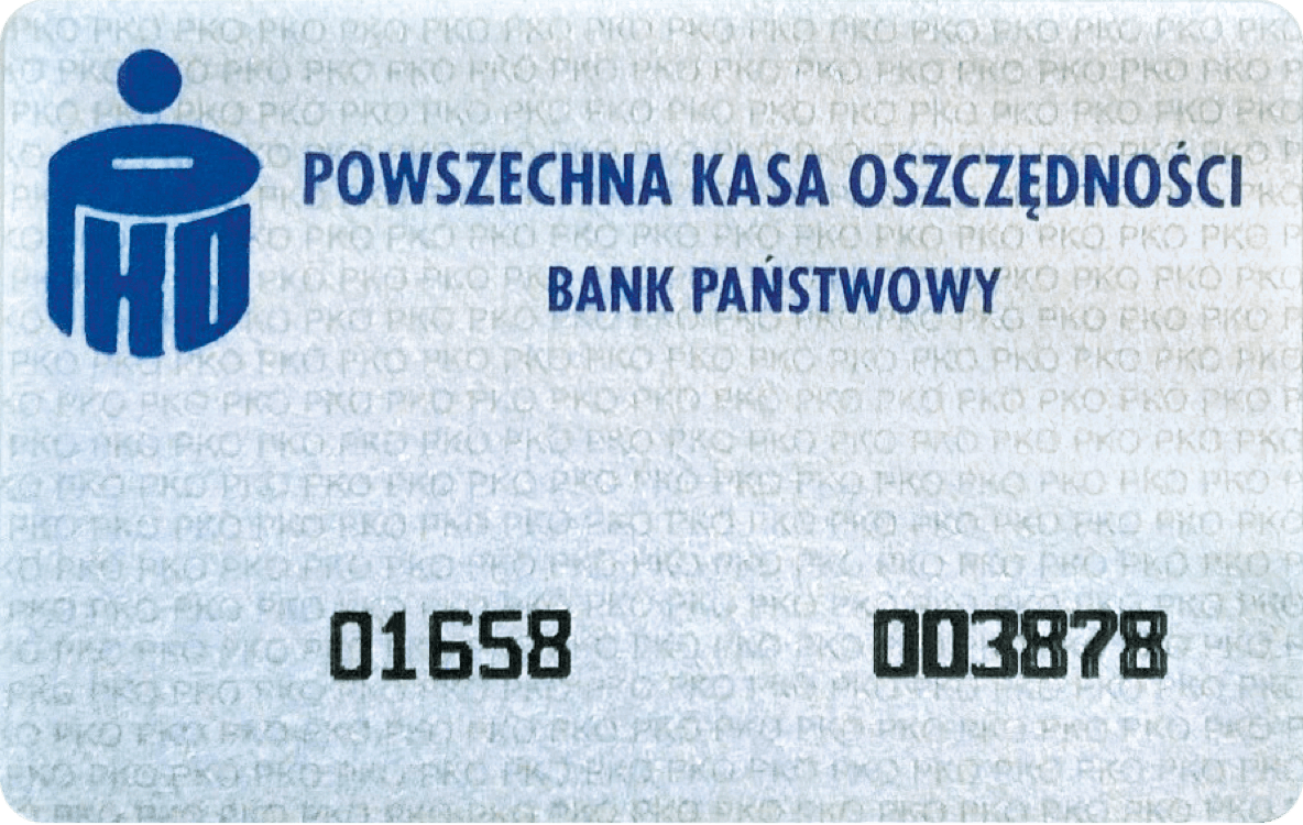 Pierwsza karta płatnicza PKO