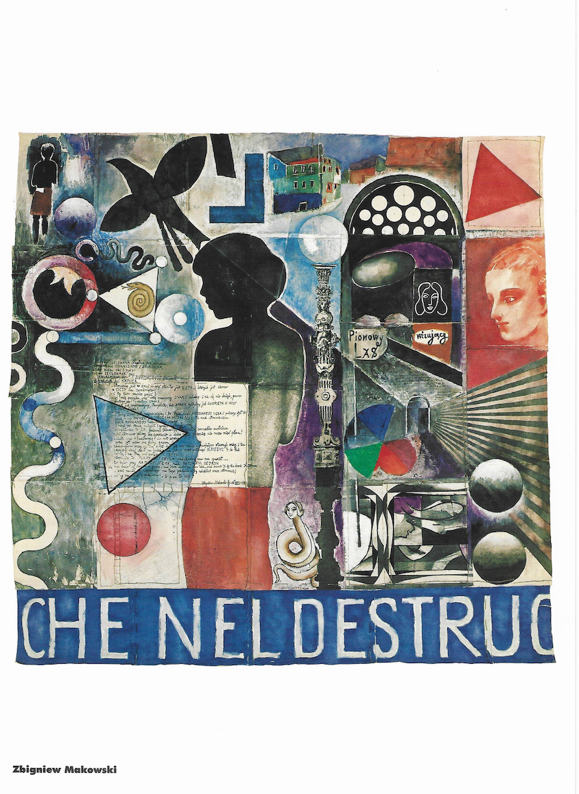 „Chel nel destructo”, 1988, technika mieszana, tusz, akwarela/papier